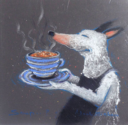 Merle Bishopn pastel artist, soup